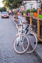 Two bicycles. Royalty Free Stock Photo