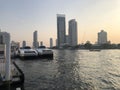 Chaopharya River in downtown Bangkok's, Thailand