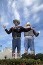 Two Big Tex at State Fair Texas USA Royalty Free Stock Photo