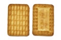 Two biscuits Royalty Free Stock Photo