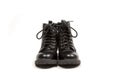 Two black boots Royalty Free Stock Photo