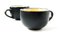 Two black cups Royalty Free Stock Photo