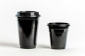Two Black Cups Together Royalty Free Stock Photo