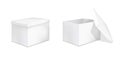 Two blank packaging boxes Royalty Free Stock Photo