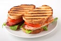 Two BLT sandwiches Royalty Free Stock Photo