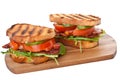 Two BLT sandwiches Royalty Free Stock Photo