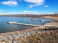 Boat docks at Boulder Reservoir