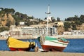 Two boats in Blanes Royalty Free Stock Photo