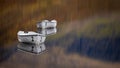 Two boats reflected in the lake Royalty Free Stock Photo