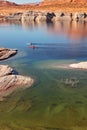 Two boats with oars Royalty Free Stock Photo