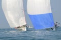 Two boats sailing - Centomiglia 2012 Royalty Free Stock Photo