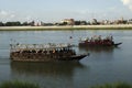 Two Boats on Tonle Sap River