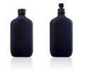 Two bottle of parfum and spray Royalty Free Stock Photo