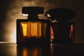 Two bottle of perfume Royalty Free Stock Photo