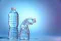 Two bottle of water Royalty Free Stock Photo