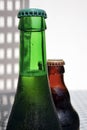 Two Bottles of Beer Royalty Free Stock Photo