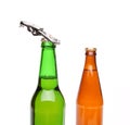 Two bottles of beer and a opener