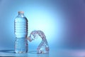 Two bottles of water Royalty Free Stock Photo