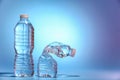 Two bottles of water Royalty Free Stock Photo