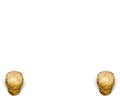 Two at the bottom of a champagne cork white background Royalty Free Stock Photo