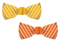 Two bow ties, icon Royalty Free Stock Photo