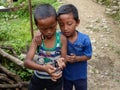 Two boys from Nepal