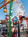 Two Boys On A Ride On The Santa Monica Pier