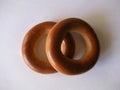 Two bread ring Royalty Free Stock Photo