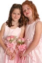 Two Bridal Sisters Full Royalty Free Stock Photo