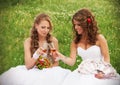 Two brides