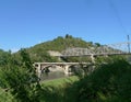 Two bridges in the Ozark Mountains Royalty Free Stock Photo