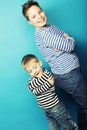 Two brothers, Royalty Free Stock Photo