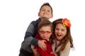 Two Brothers and Sister Royalty Free Stock Photo