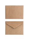 Two brown envelope Royalty Free Stock Photo