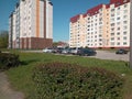 Two Buildings in Babruysk Royalty Free Stock Photo