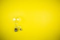 Two bulbs - large and small Royalty Free Stock Photo