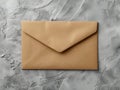 Burnt Edge Envelopes on Textured Grey Surface Royalty Free Stock Photo