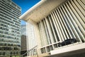 Luxury business area and its buildings in Kirchberg in Luxembourg Royalty Free Stock Photo