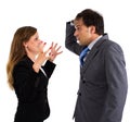 Two business colleagues having an argument Royalty Free Stock Photo