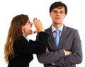 Two business colleagues having an argument Royalty Free Stock Photo
