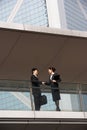 Two Business Colleagues Shaking Hands Royalty Free Stock Photo