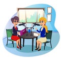 Two Business Ladies, Podcasting Live from Office