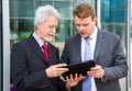 Two business men Royalty Free Stock Photo