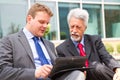 Two business men Royalty Free Stock Photo