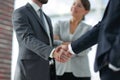 Two Business men shaking hands Royalty Free Stock Photo