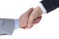 Two business men shaking hands Royalty Free Stock Photo