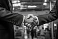 Two business people shaking hands Royalty Free Stock Photo