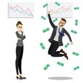 Two business person Royalty Free Stock Photo