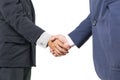 Two Businessman Executive hand shaking Royalty Free Stock Photo