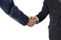 Two Businessman Executive hand shaking Royalty Free Stock Photo